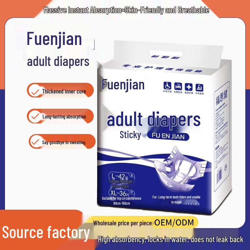 Fu Enjian Pannolini Usa e Getta Unisex per Anziani e Post-Partum Taglia XL, Confezione Grande