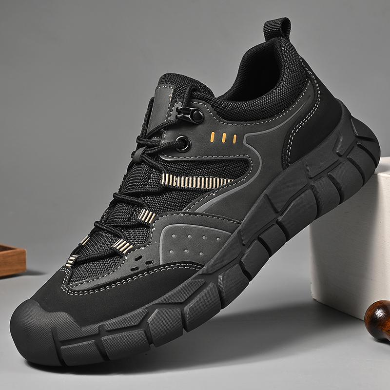 

Мужские походные ботинки, кроссовки для активного отдыха, повседневная обувь 46 чёрный