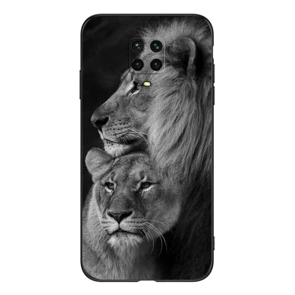 Für Xiaomi Redmi Note 9S 9pro 6,67 Zoll Hülle Für Redmi Note 9 Pro Note9S Note9Pro schwarze TPU Hülle Löwe Wolf Tiger Drache