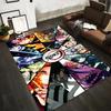 Dynamic Anime-style Rug with Vibrant Colors and Energy. Suitable for Use As an Anti-slip Game Mat for Living Room and Bedroom Sofas