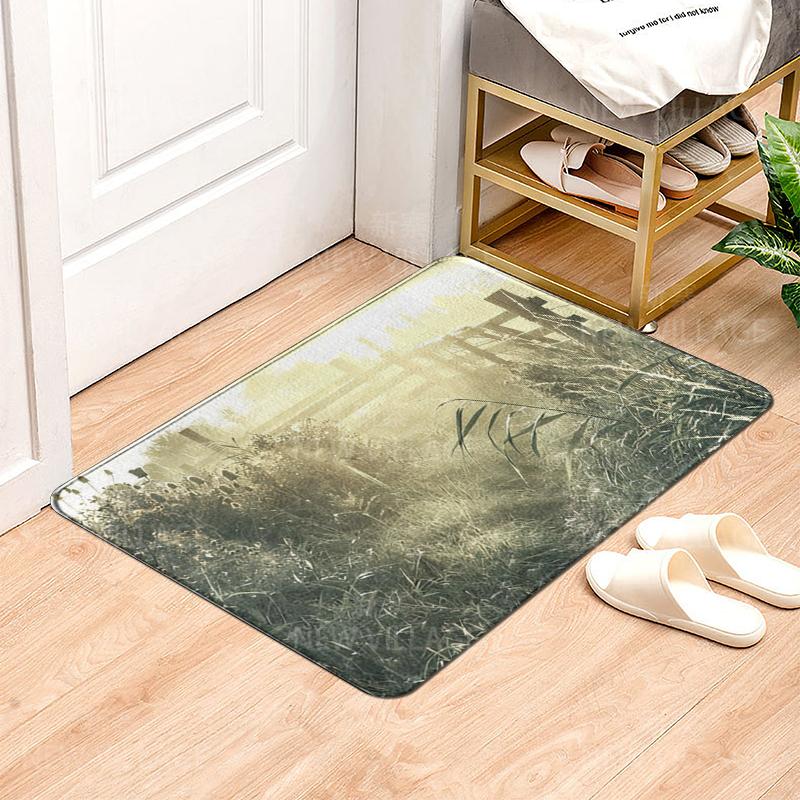 House Entrance Carpet Home Natural and Animal Styles Doormat Room Bath Mat Foot Mat Bath Non-slip Kitchen Water Absorption Mat