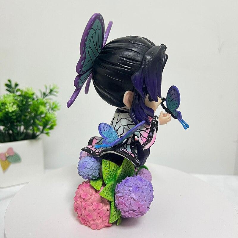 16cm Demon Slayer Anime Figure Show Hand Kochou Shinobu Action Figure Rengoku Kyoujurou Kimetsu No Yaiba Figurine Model Doll Toy