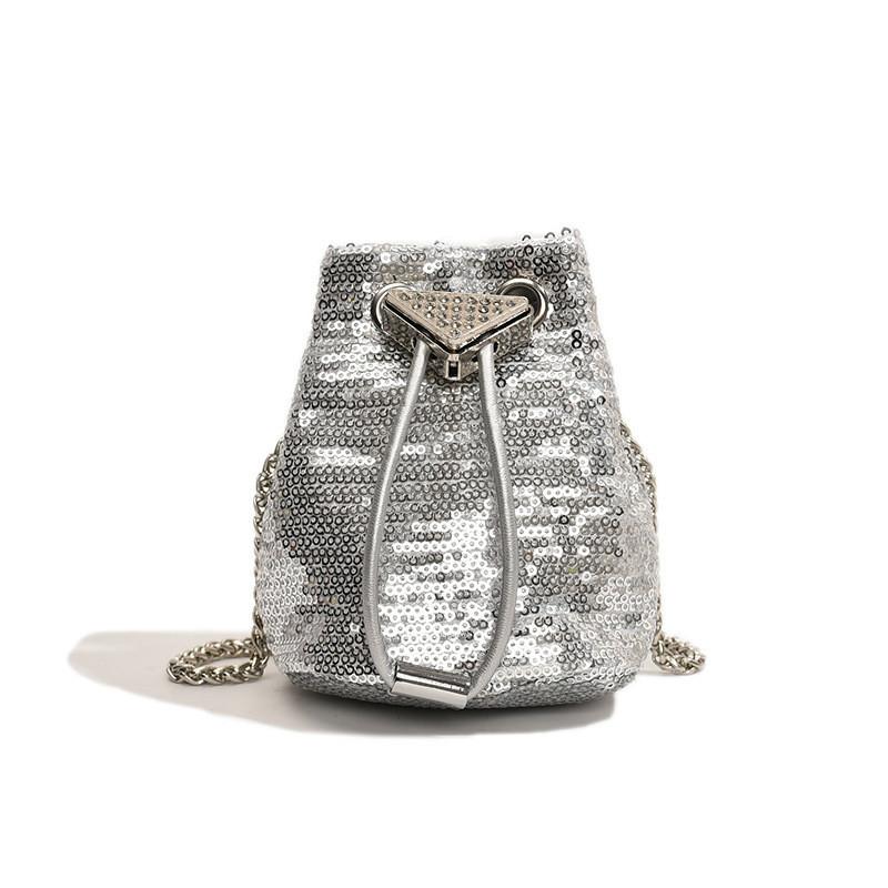 Trendy Mini Sling Bag For Kids With Shimmering Sequins Lightweight Shoulder Bag