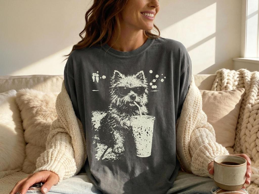 Cairn Terrier T-Shirt - Perfect Gift for Cairn Terrier Moms or Dads - Comfort Colors Cairn Owner Dog Lover Vintage Tee