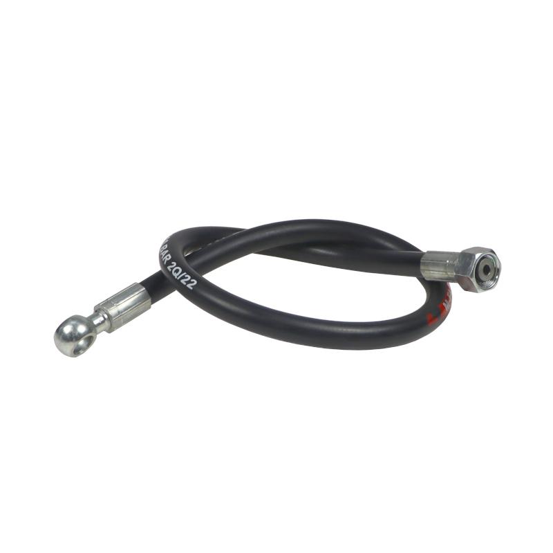 Hydraulic hose DN10 350bar internal thread M22x1.5 straight / eyelet RNM P01 DN10 3/8"" -850mm DN10-2SN PZL HYDRAL
