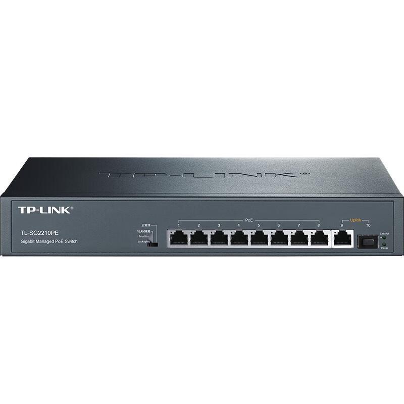 TP-LINK TL-SG2210PE 10-Port Gigabit PoE Cloud Managed Switch