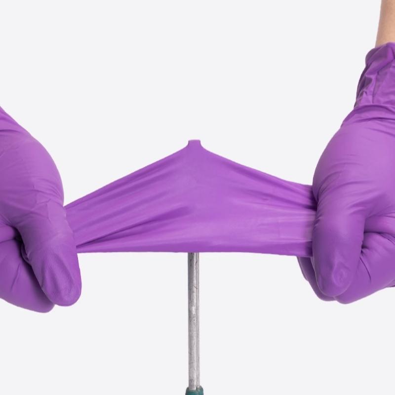 20/50 de bucăți mănuși de unică folosință din nitril mov, fără pudră, mănuși de lucru manuală din cauciuc pentru mecanic bucătărie frumusețe pentru curățarea gospodăriei