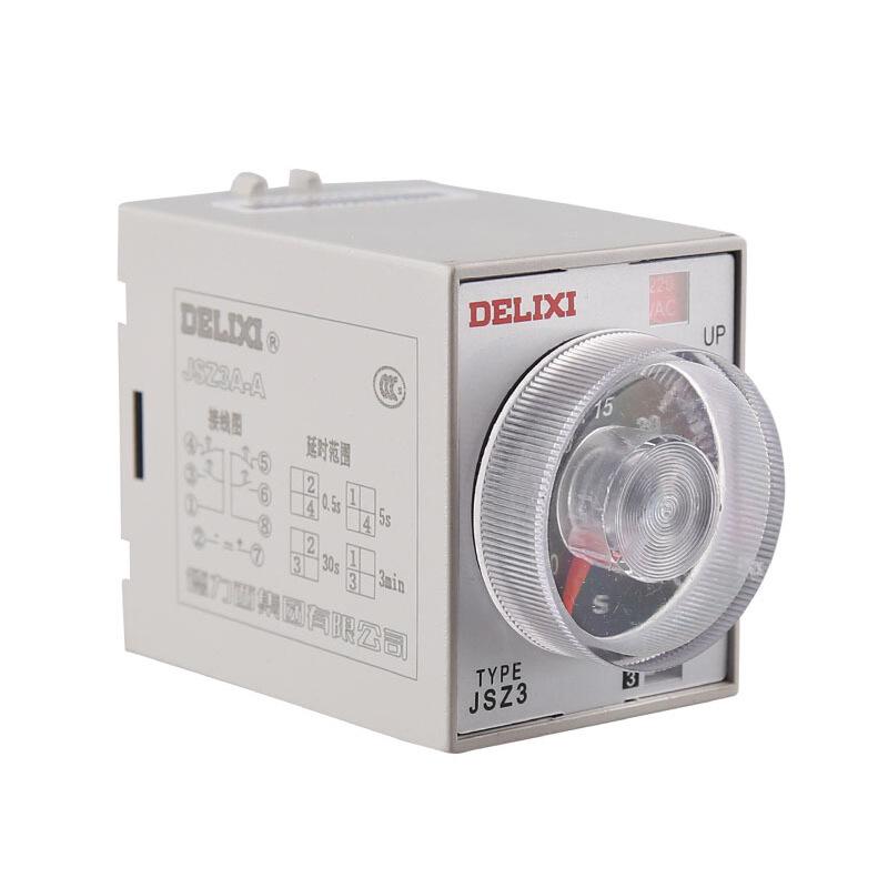 DELIXI JSZ3 Multi-Function Time Relay: Power-on, Power-off, and Cyclic Delay