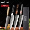WXCOO Kitchen Knives Damascus Forged Chef Knife Butcher Cleaver Knife Meat Cleaver Fruit Slicing Knife Kitchen Accessories