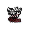 Style Eyecatching Cartoon Alloy Brooch With Uplifting Quotes For Outfits Trendy