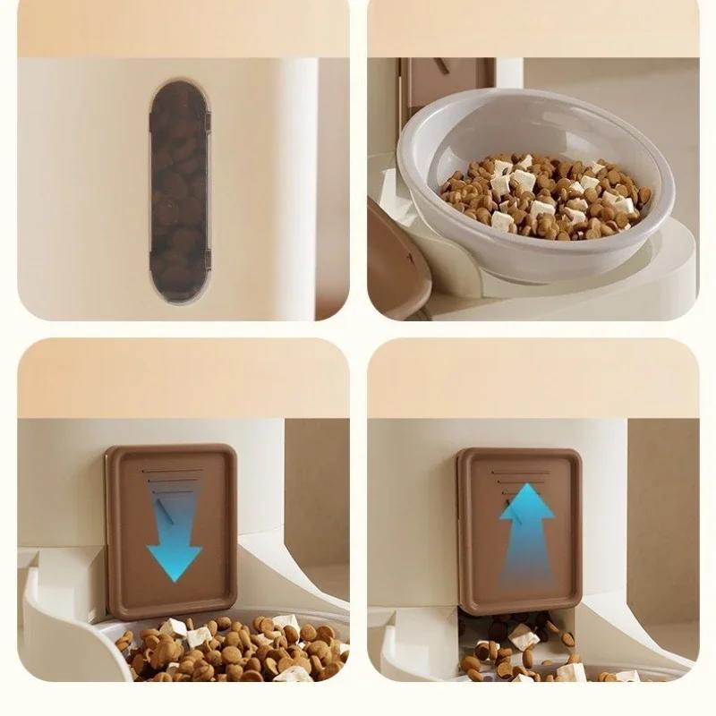 All-in-one Food and Water Feeding Machine Feeding Dispenser Exquisite Cat Dog Bowl Drinking Fountain Pet Feeder Water Supply