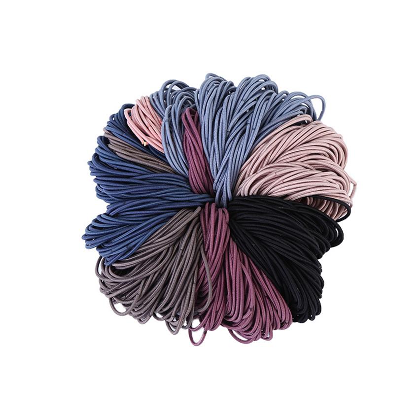 Levao 50/100PCS Hair Accessories Girls Rubber Bands Scrunchy Elastic Hair Bands Kids Baby Headband Decorations Ties Gum for Hair