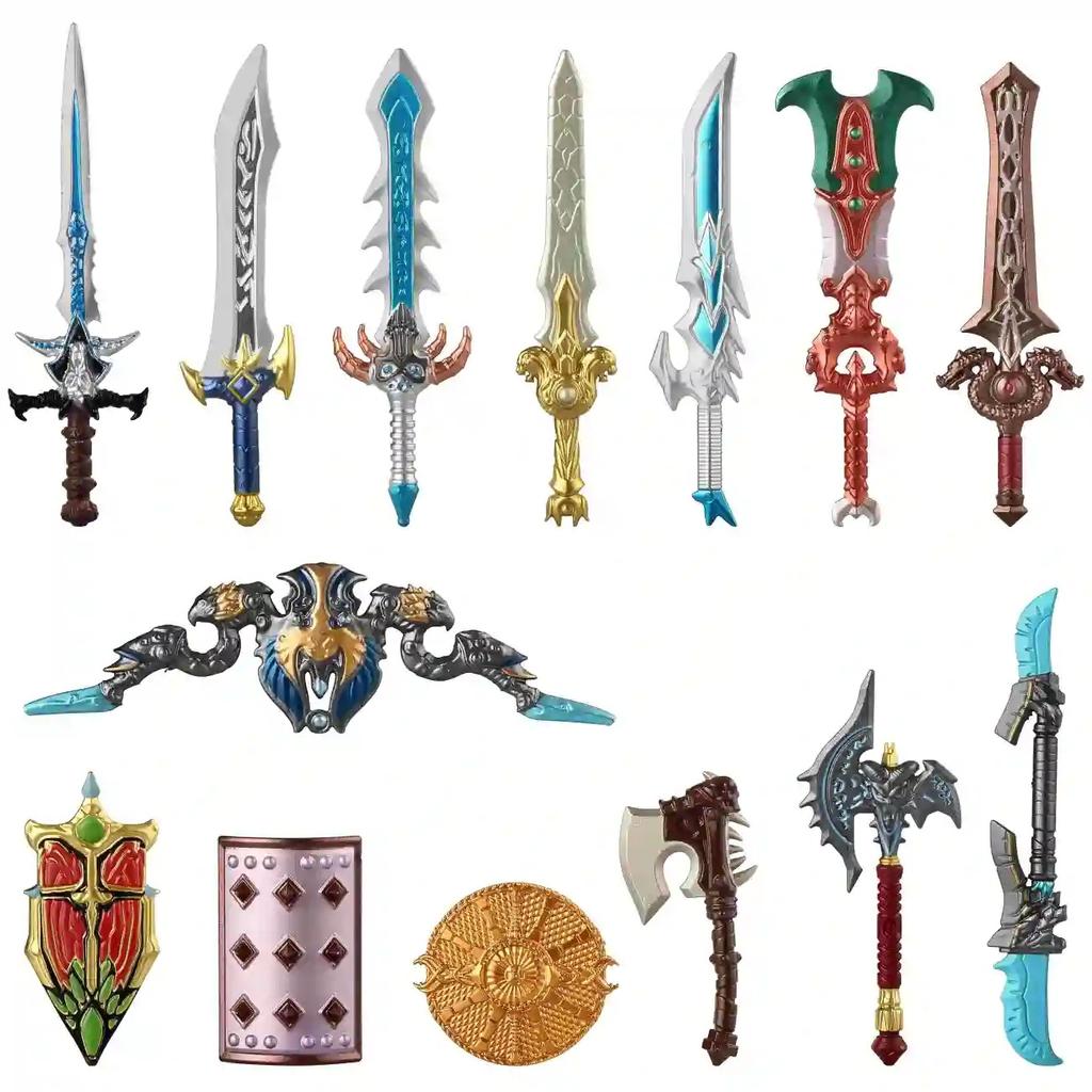 Collection of Building Blocks, Weapons, Accessories, Minifigure Accessories, Toys