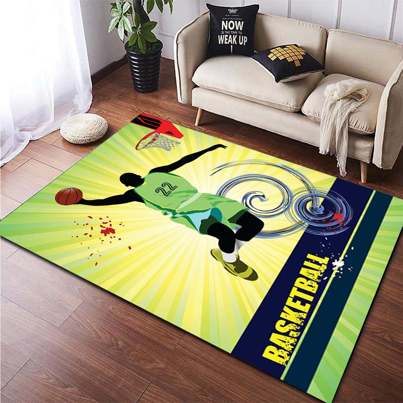 Basketball HD Printed Area Large Rug ,Carpet for Living Room Bedroom Sofa Decoration Non-slip Floor Mats Dropshipping Alfombras