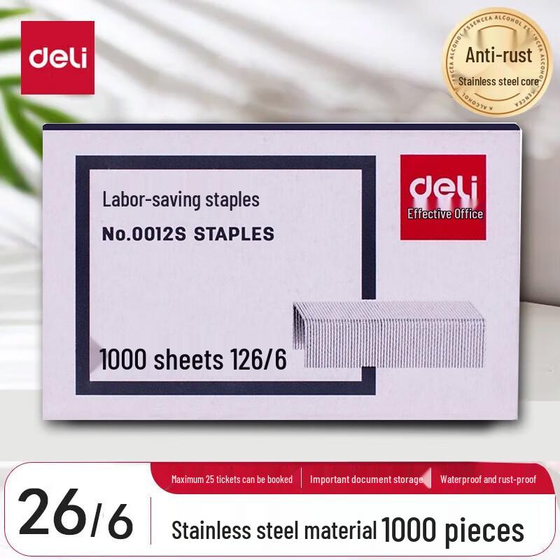 Deli Stainless Steel Staples