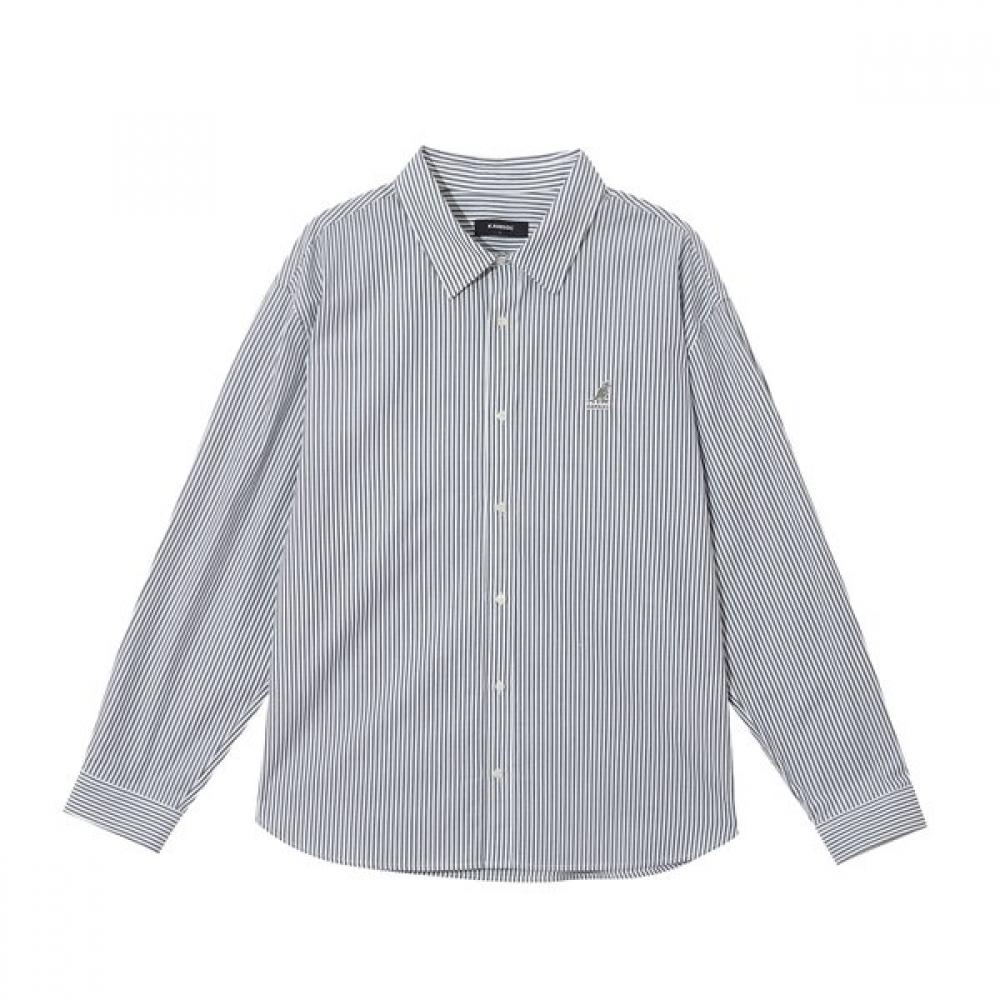 Kangol Essential Stripe Shirt Charcoal 7074 ME