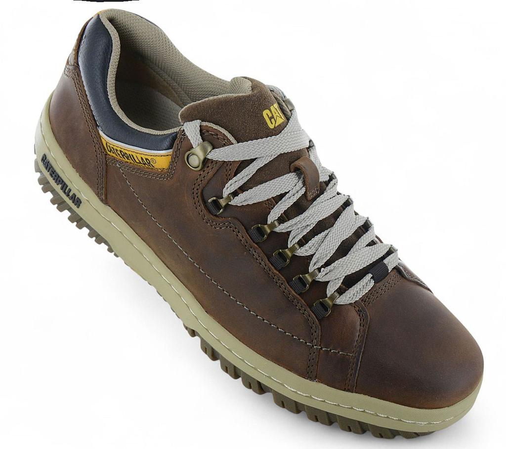 CAT Caterpillar APA OXFORD - Men's Outdoor Shoes Leather Brown P711584 ORIGINAL
