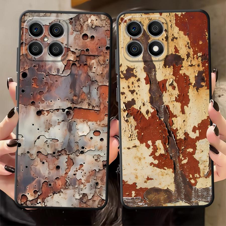 Case for Honor 70 X9c X7a X9a 90 Lite X9 8X X8 Funda Phone Cover Rust Art