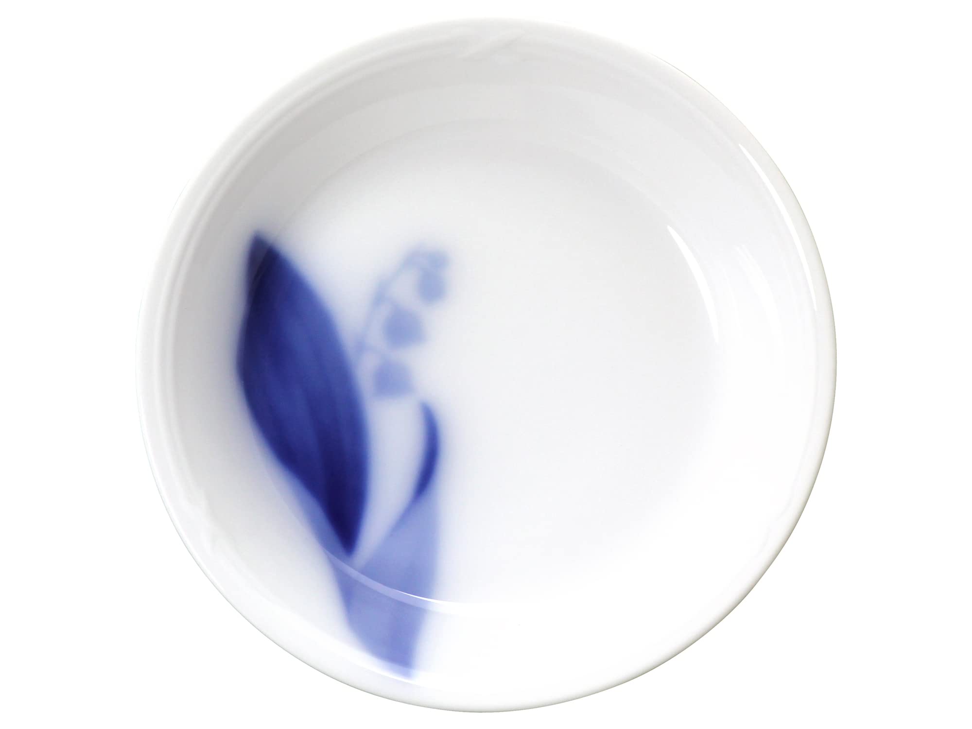 

Okura Touen Direct Store Exclusive Lily of the Valley 11cm Small Plate, Microwave and Dishwasher Safe, Made in Japan, 15GS/B033