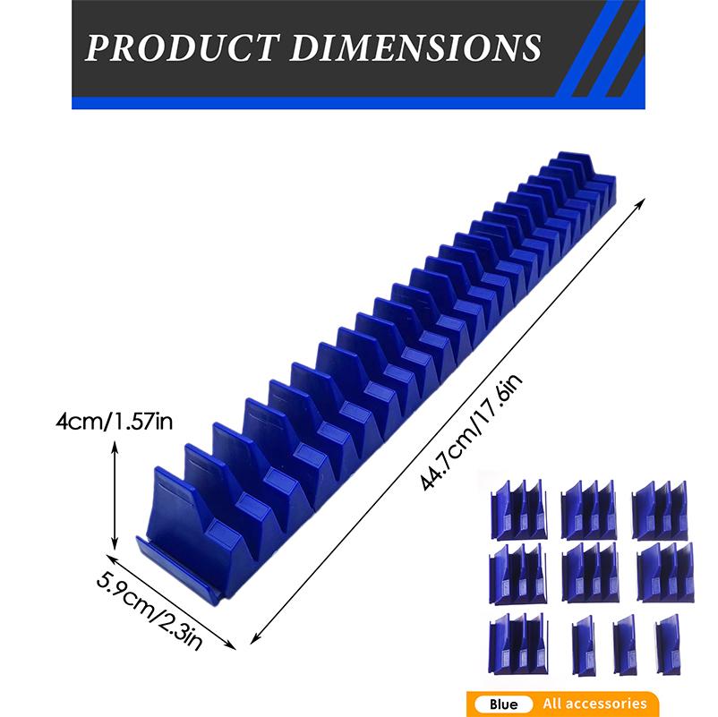 Plier Storage Rack Anti Slip Detachable Pliers Cutter Storage Rack With 10 Slots Wrench Organizer for Garage and Workshop