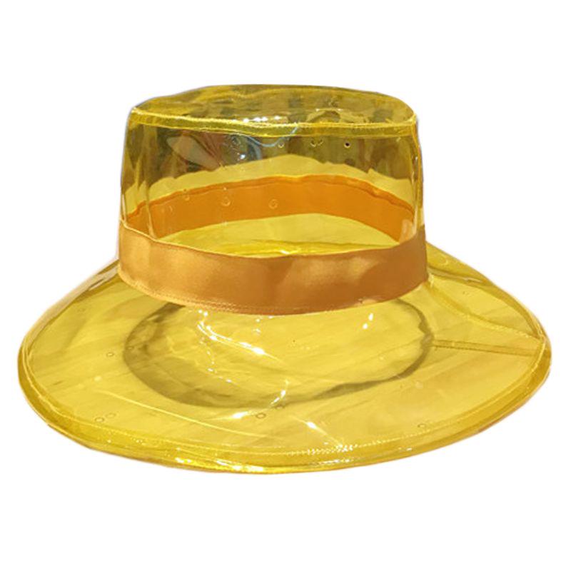 Unisex PVC Transparent Bucket Hat 