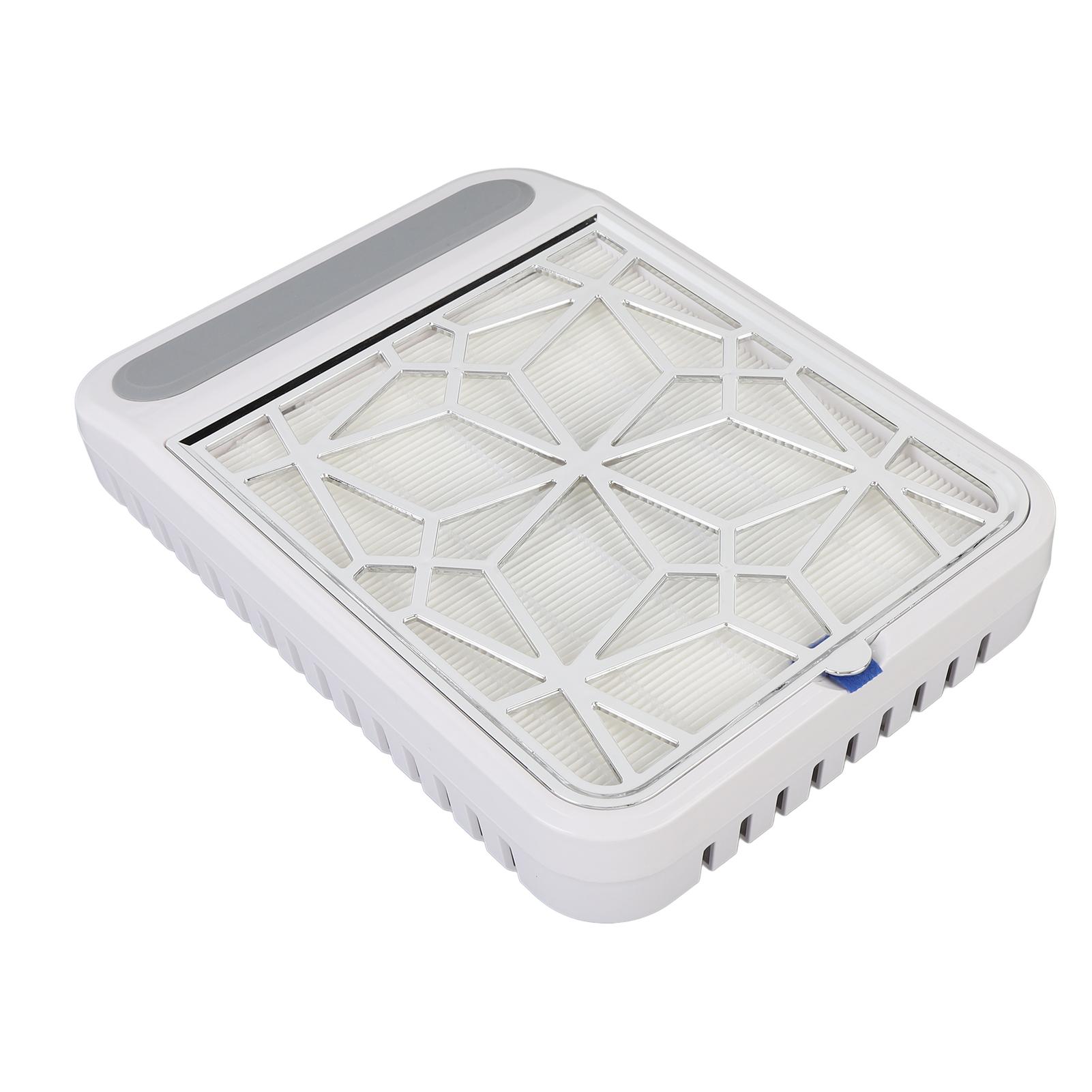 

Пылесос для ногтей с многоразовым фильтром, подставкой для рук, регулируемой мощностью всасывания, пылесосом для маникюрного инструмента EU Plug