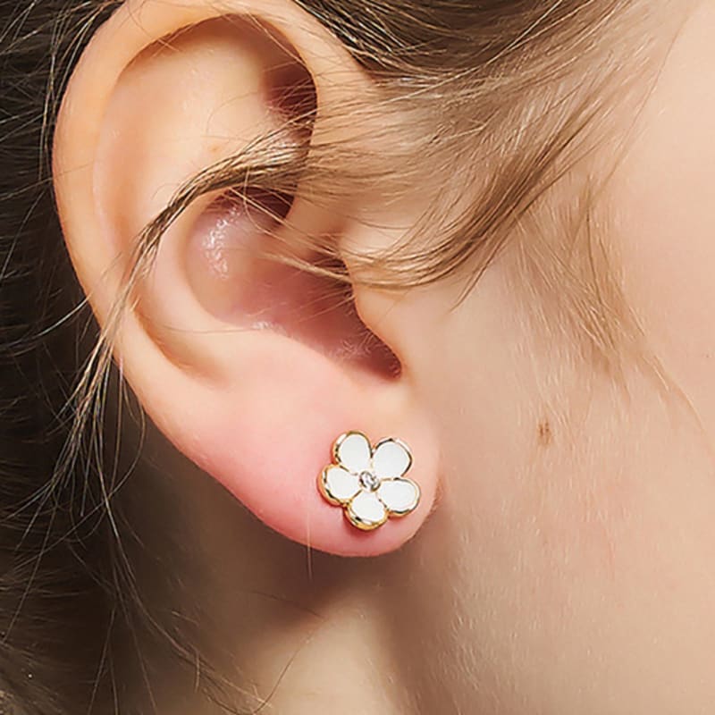 Dana Burton Lovely Heidi Mini Flower Earrings