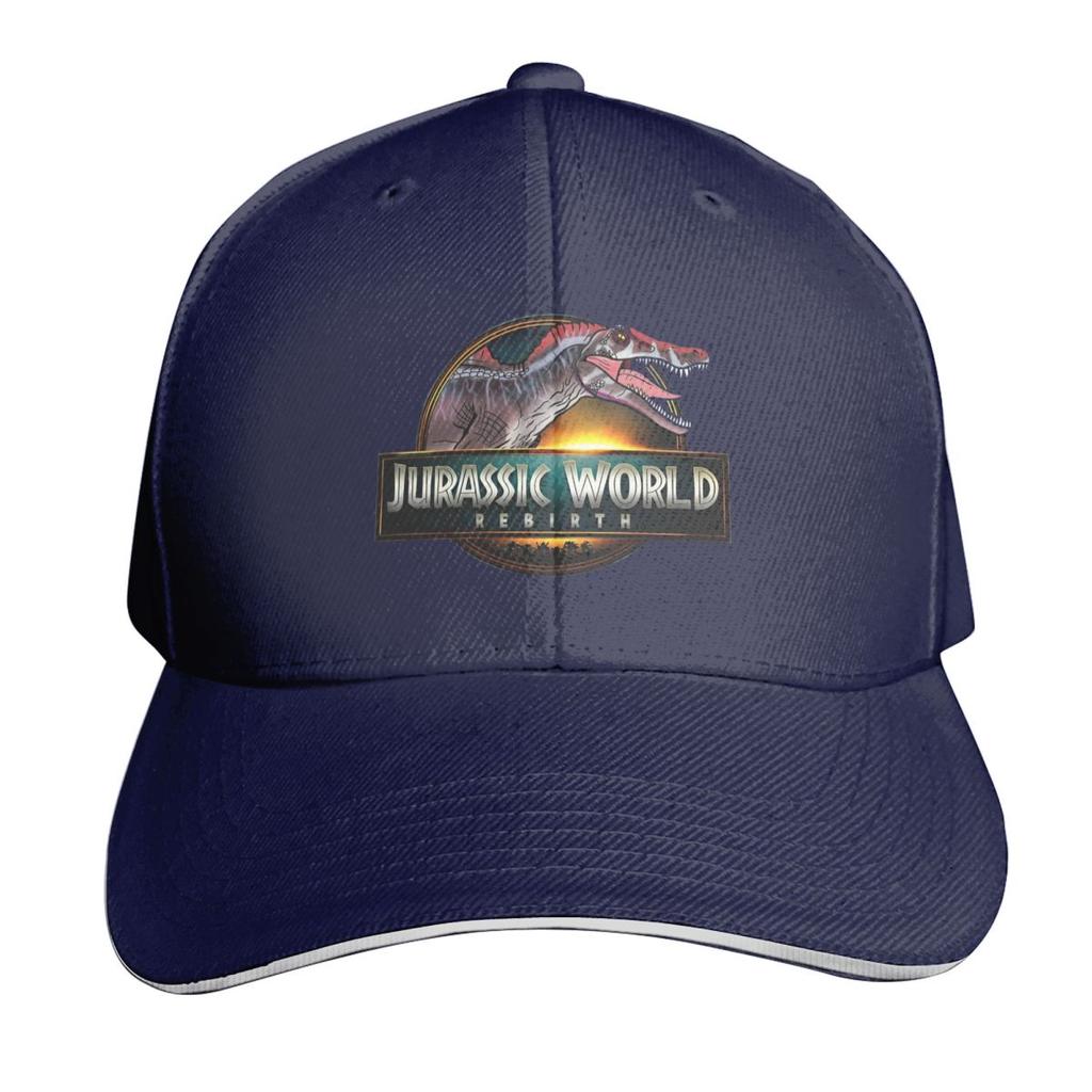 Logo Jurassic World Rebirth Dinosauri Film Cappellino Moda Casual Cappellini da Baseball Cappello Regolabile Hip Hop Estate Unisex Cappellini da Baseball