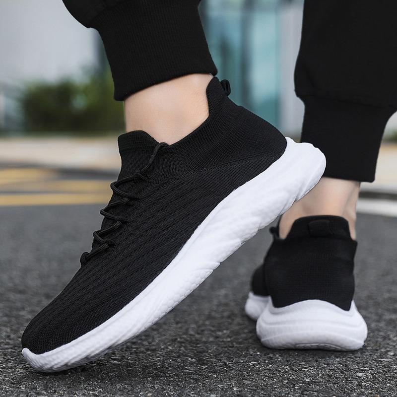 New cold sticky shoes spring men's fly-woven mesh breathable, light and comfortable sports shoes casual men's shoes