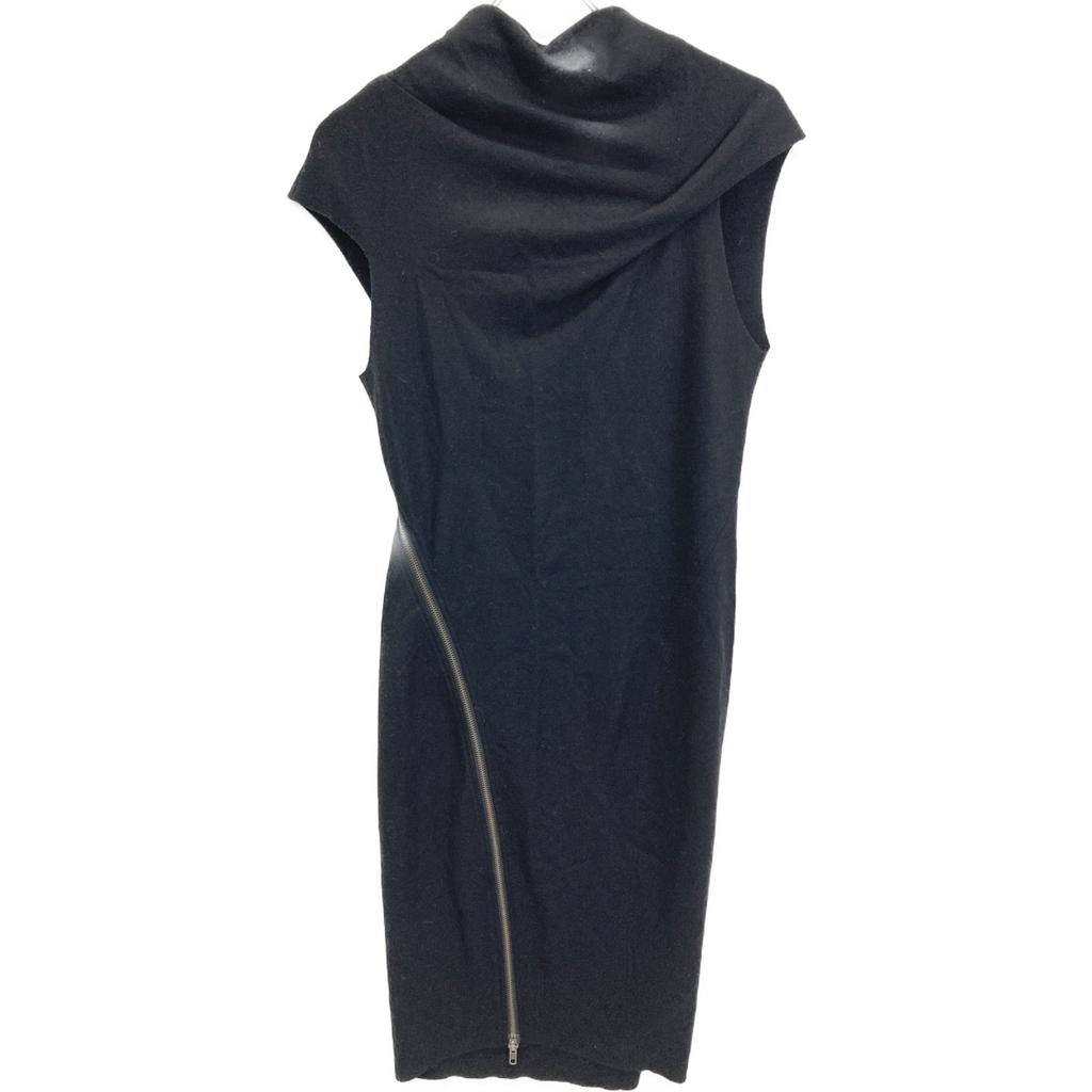 HELMUT LANG Black 16-1305901 French Sleeve Zip Dress dress M blackUsed