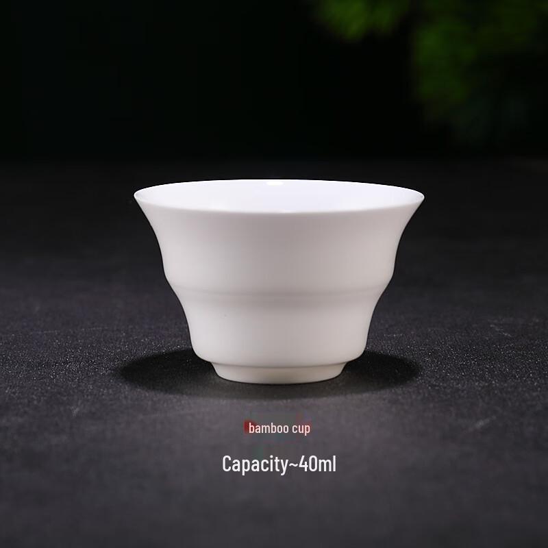 Yuzhuxun Bamboo Knot Bone China Teacup