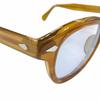 Excellent MOSCOT Sunglasses LEMTOSH Eyewear Clear Brown Mens Used
