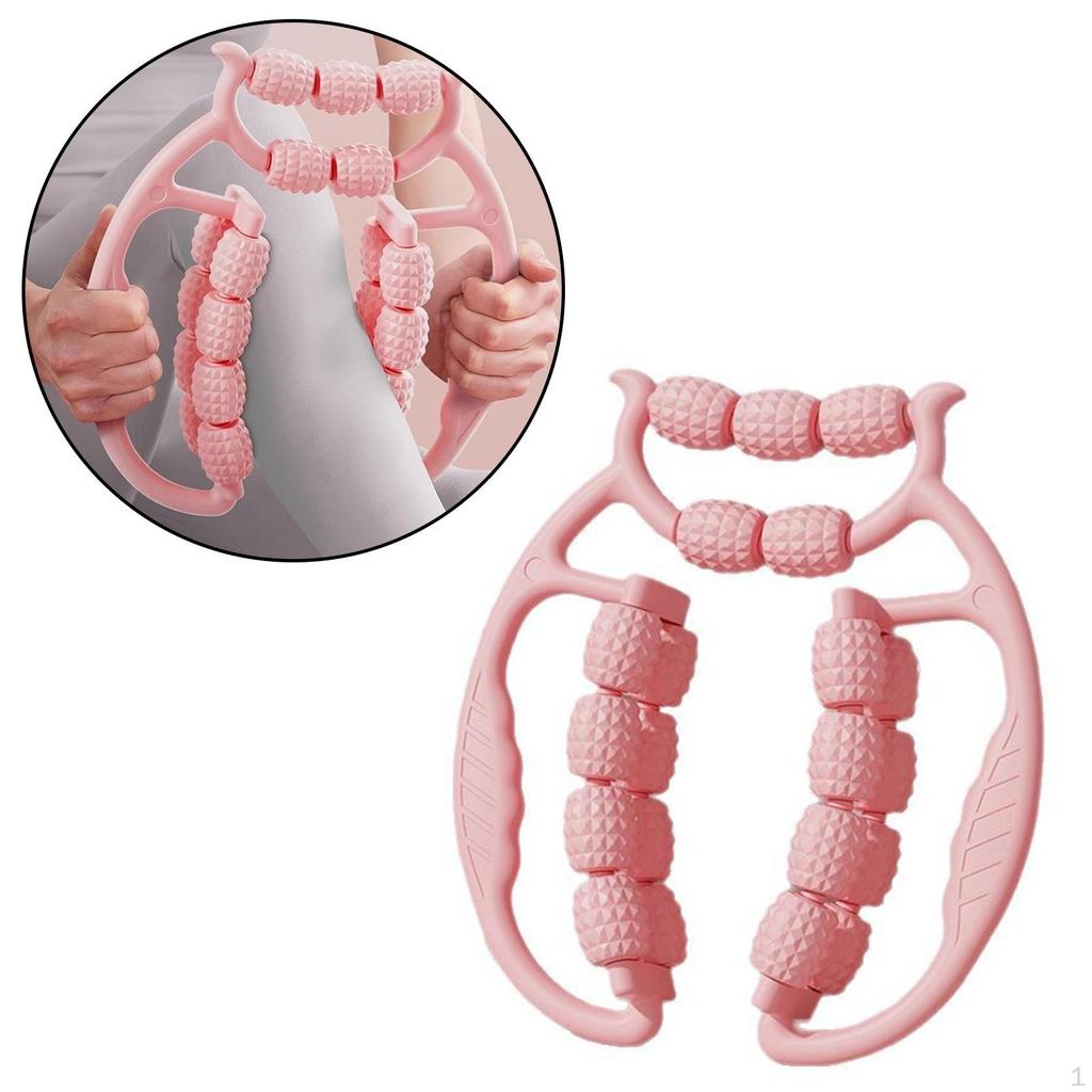 Masażer do nóg Roller 21 kółek Masaż mięśni Przenośny Unikalny Uda Tkanka głęboka