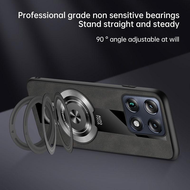 For Magnetic Ring Holder Cover For Motorola Signature MOTO X70 Air Pro Edge 70 Ultra Wireless Charging Shockproof Case