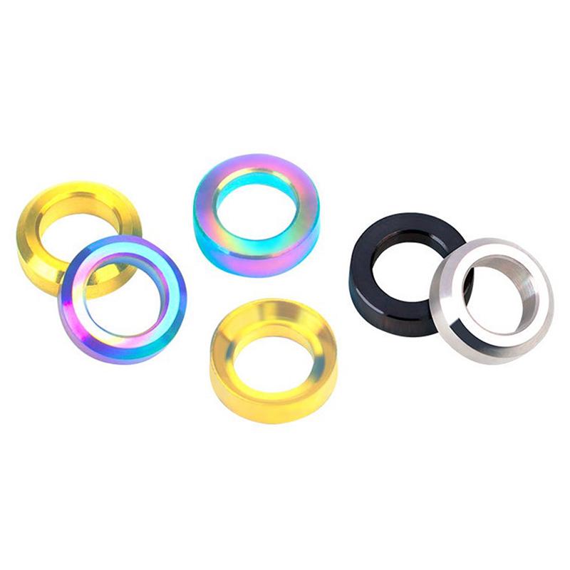 4Pcs Bike Bicycle M6 Concave And Convex Washer Spacer For Disc Brake Caliper