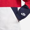 Nike Jacket Ss22 Full Length Zipper Color Block Hooded Coat Kids Jackets University-Red DZ7291-657