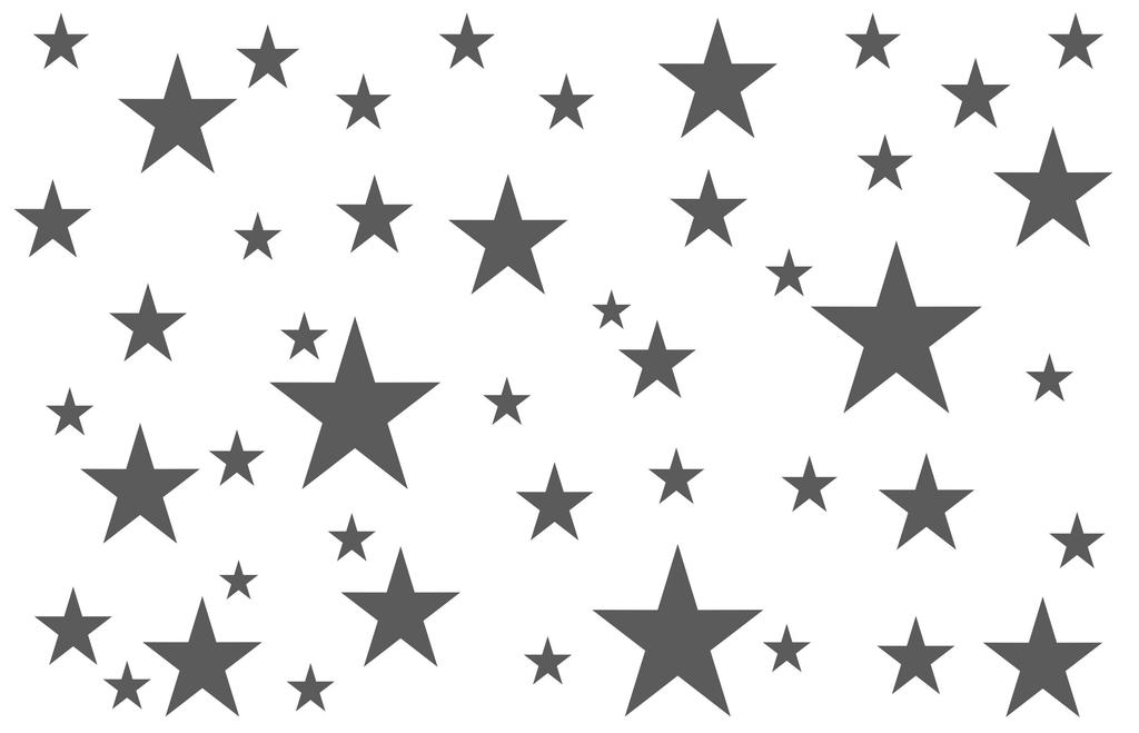 Wall stickers, shapes, sets, stars