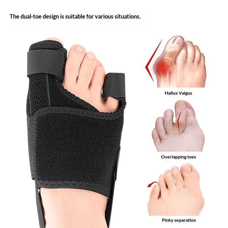 Nastavitelný korektor vbočeného palce Hallux Valgus Separátor prstů Ortopedické vložky Korektor kostí chodidla Narovnávač palce Pedikúra Nástroje pro péči o nohy