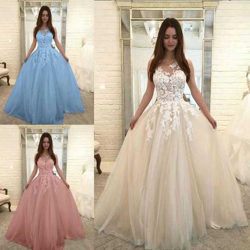 Estate Nuovo Vestito Sexy da Donna in Pizzo Abito da Sposa Semplice Elegante Senza Maniche Soffice Vestito Lungo