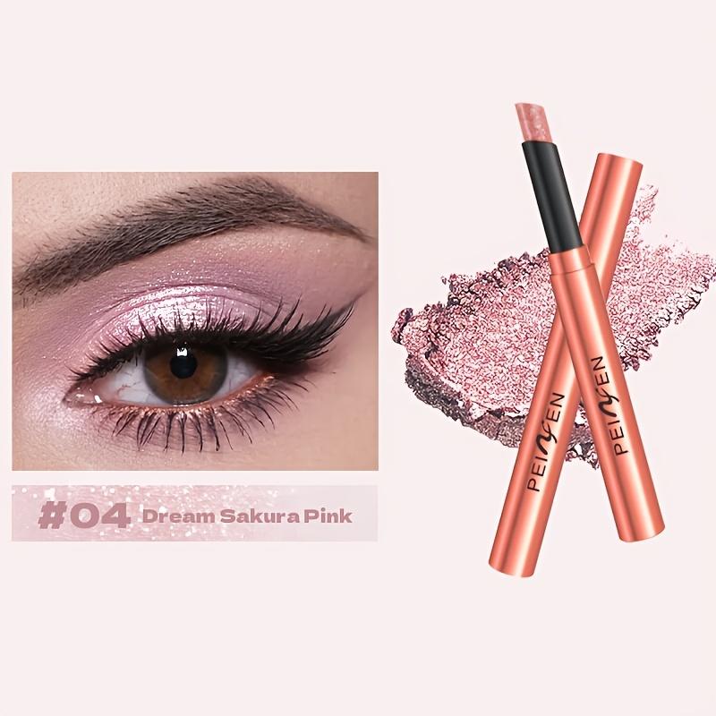 Paleta de Sombras Shimmer em Bastão de 6 Cores, Maquiagem à Prova d'Água e de Longa Duração com Tons Neutros - Barras de Sombra Cremosas