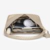 New Champagne Woven Tote Bag Women's Large-capacity Fashion Leisure Bag Commuter Shoulder Bag