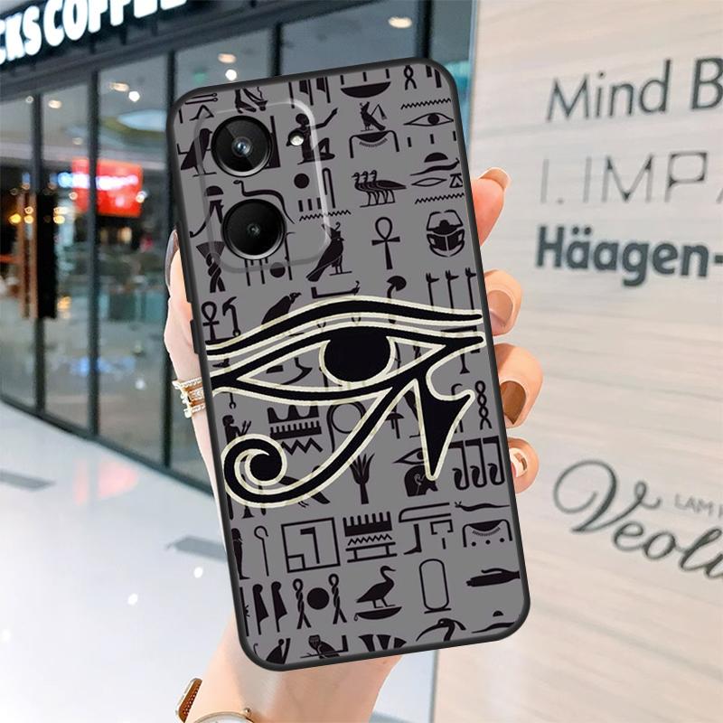 Egyptian Eye Of Horus Case For Realme 15 Pro 14 13 11 12 Pro Plus GT7 GT6 C55 C51 C53 C35 C33 C61 C65 C67 C71 C75