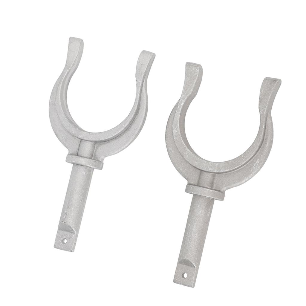 2Pcs Rowlock Socket Bracket 2in Aluminum Portable Durable Side Mount Oarlock Rowlock for Boat Yacht