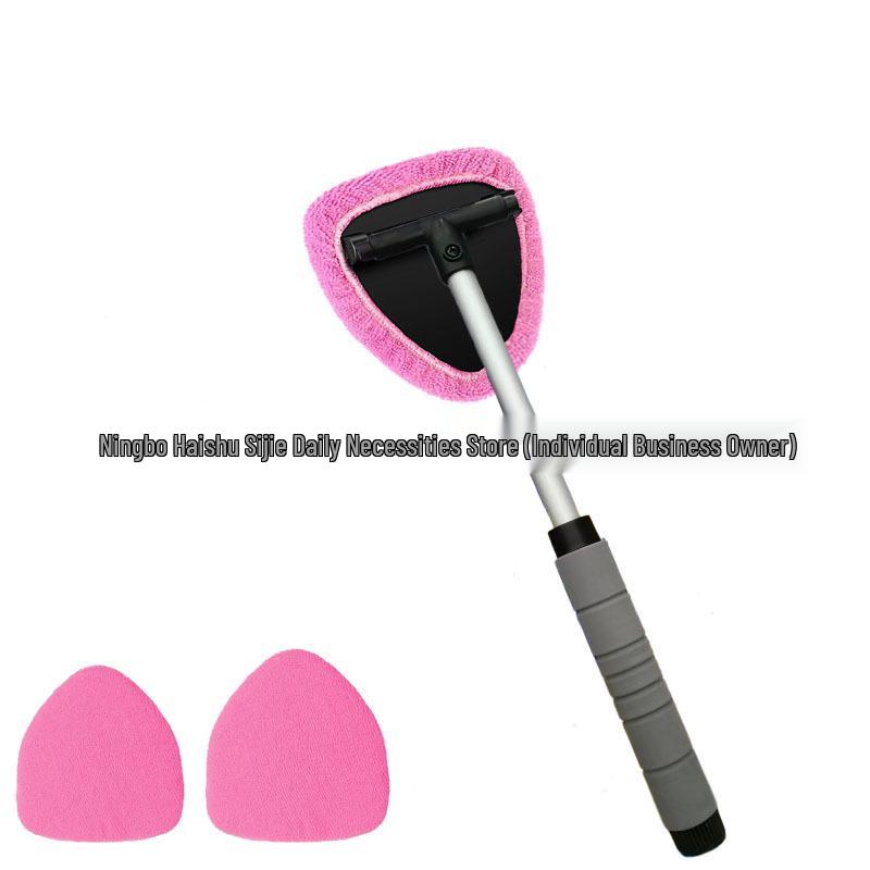 Telescopic Microfiber Car Window Cleaning & Defogging Brush Set