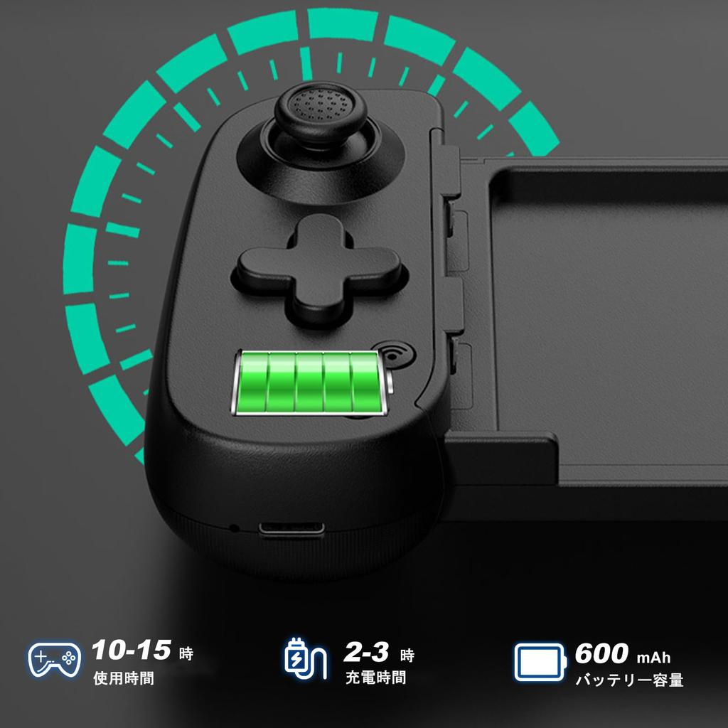 Megadream Mobile Controller for Compatible with and PC Console Wireless Gray iOS/Android Phones/Tablets/Switch/PS3/4, PS, Xbox, Streaming, Connection,