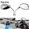 2Pcs/Pair Motorcycle Rearview Mirror Electrombile Scooter E-Bike Rearview Mirrors 10mm For Honda Shadow Ace Spirit Magna VT750