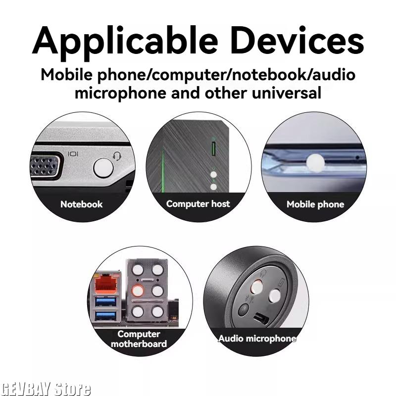 10pcs 3.5mm Audios Port Protectors Waterproof Dust Proof Plugs Universals Electronic Device Accessory Q81E