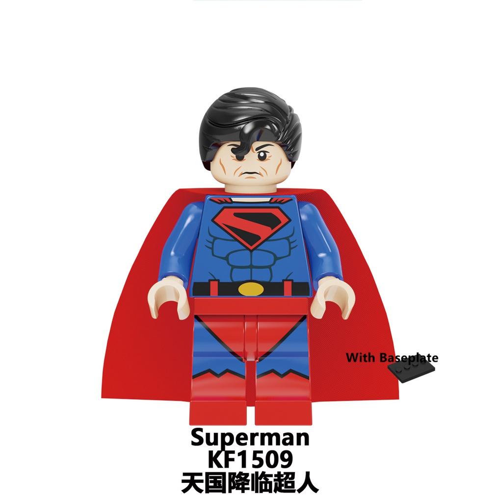 Minifigures Super Heroes Wander Woman The Flash Bat-man Aquaman Building Blocks Toys