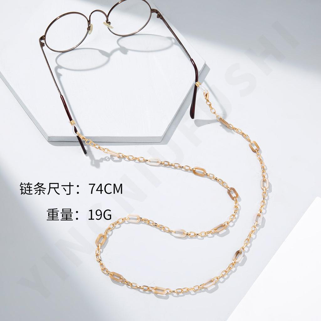 New Metal Mask Chain Anti-lost Glasses Rope Neck Lanyard Glasses Chain Mask Rope Spot
