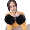 Fluffy Faux Fox Fur Windproof Wrist Warmers
